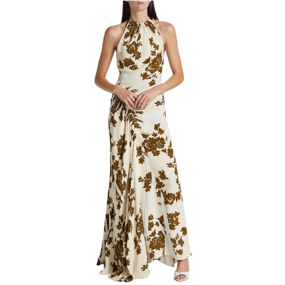 PROENZA SCHOULER FLORAL PRINTED MAXI DRESS - Picture 1 of 8